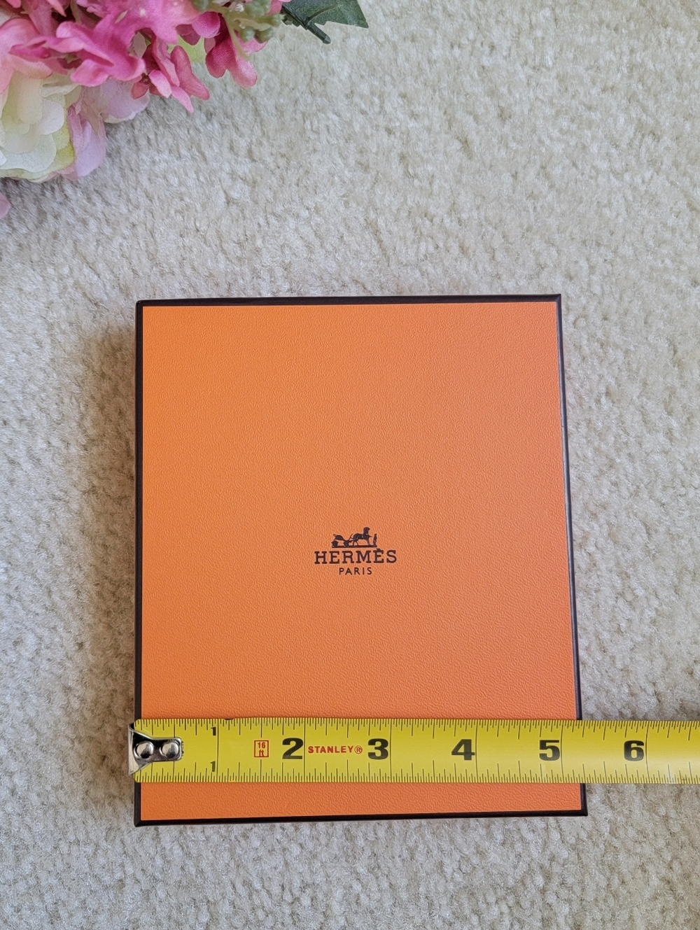 *EMPTY* Hermes Box | Cardboard Gift Box | Storage Box | Orange | Notebook Box - Picture 4 of 4